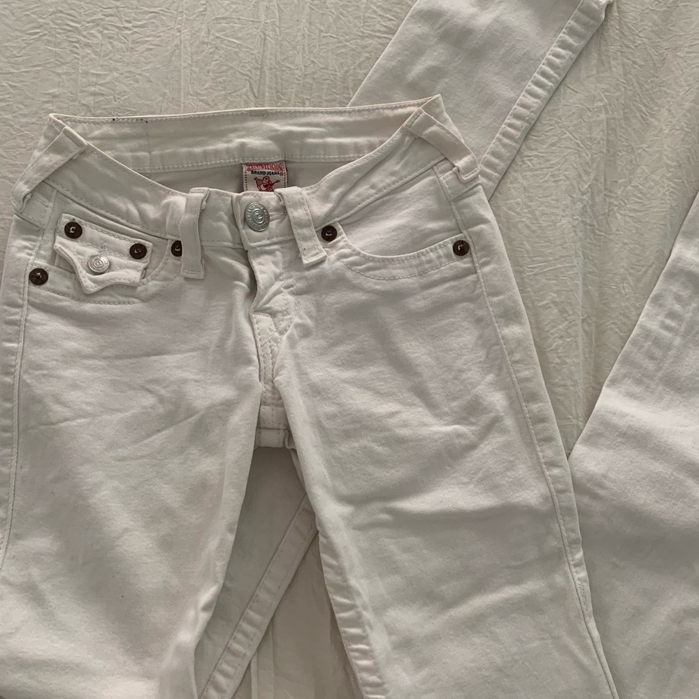White True Religion Jeans